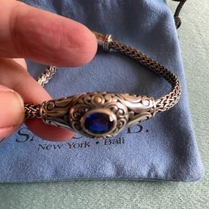 Samuel B. Sapphire Sterling Silver and 18k Gold Bracelet